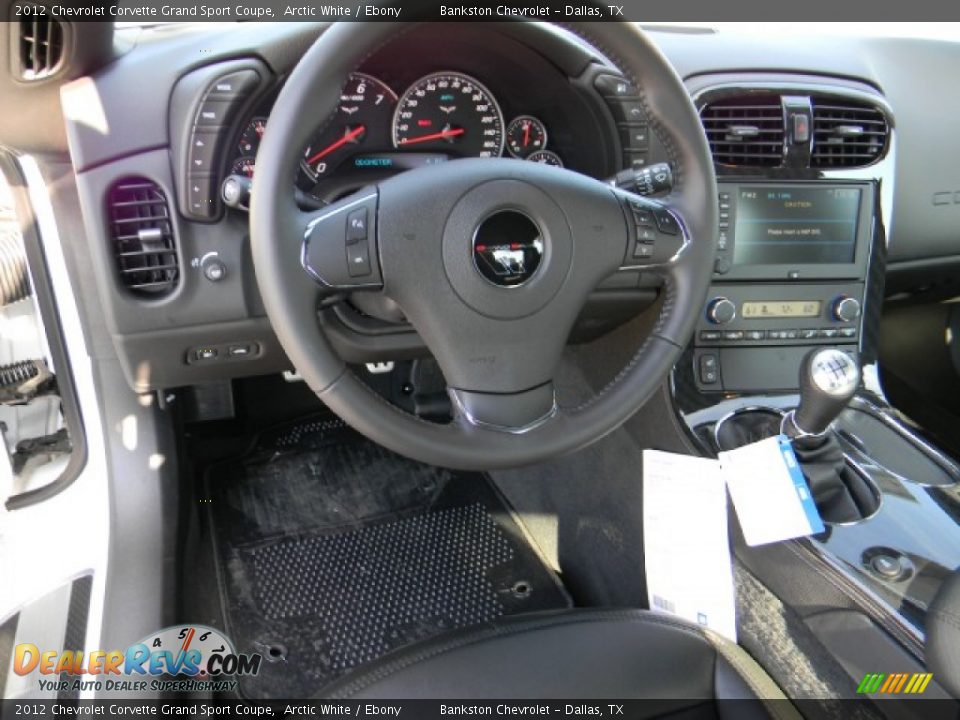 2012 Chevrolet Corvette Grand Sport Coupe Arctic White / Ebony Photo #8