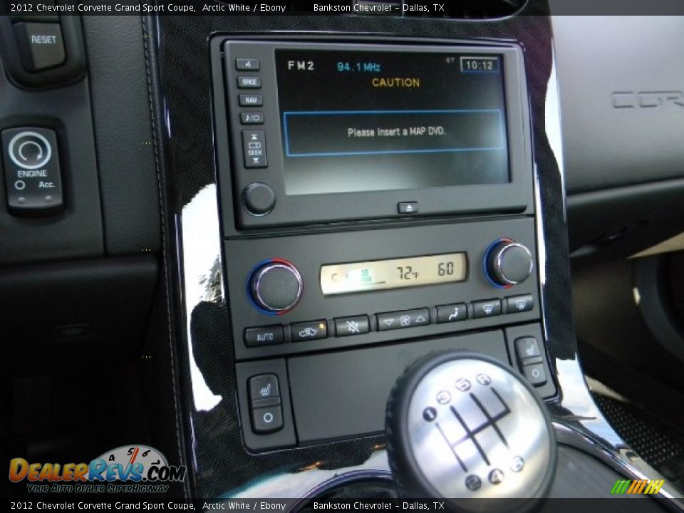 2012 Chevrolet Corvette Grand Sport Coupe Arctic White / Ebony Photo #9