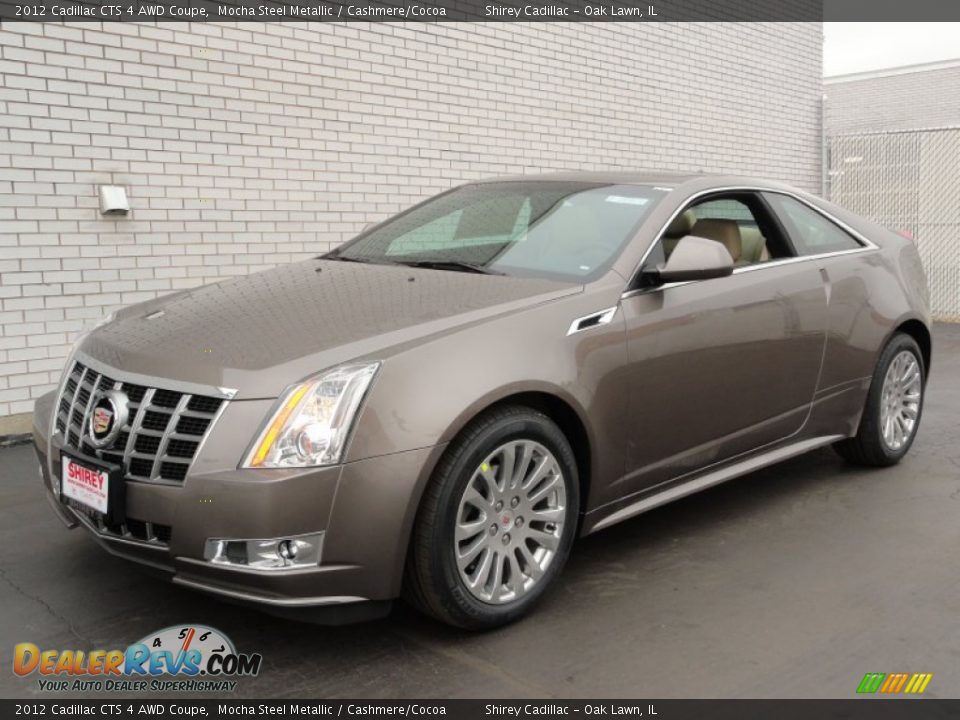 2012 Cadillac CTS 4 AWD Coupe Mocha Steel Metallic / Cashmere/Cocoa Photo #1