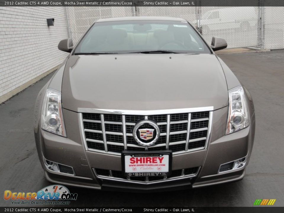 2012 Cadillac CTS 4 AWD Coupe Mocha Steel Metallic / Cashmere/Cocoa Photo #2