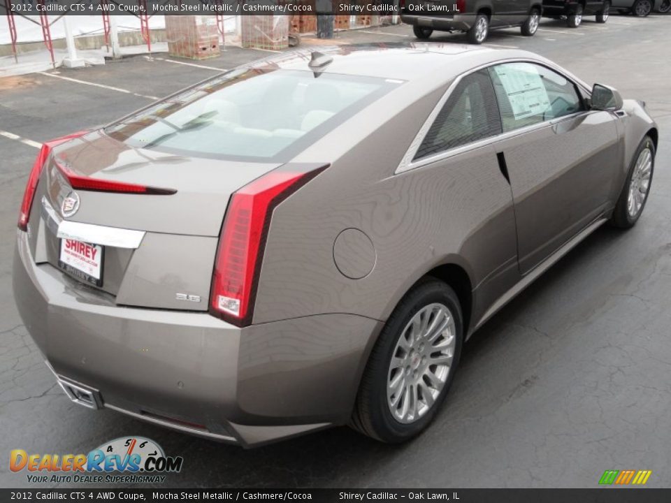 2012 Cadillac CTS 4 AWD Coupe Mocha Steel Metallic / Cashmere/Cocoa Photo #4