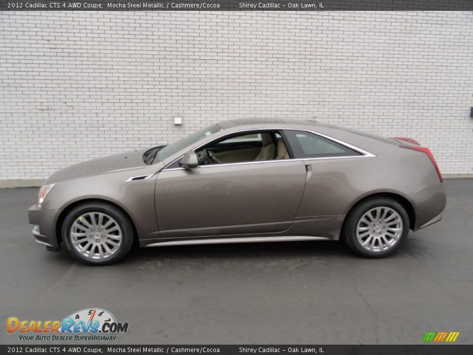 Mocha Steel Metallic 2012 Cadillac CTS 4 AWD Coupe Photo #7