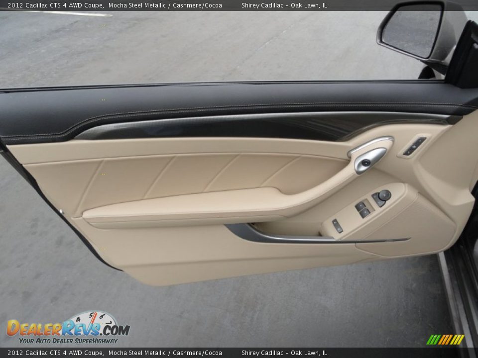 Door Panel of 2012 Cadillac CTS 4 AWD Coupe Photo #10