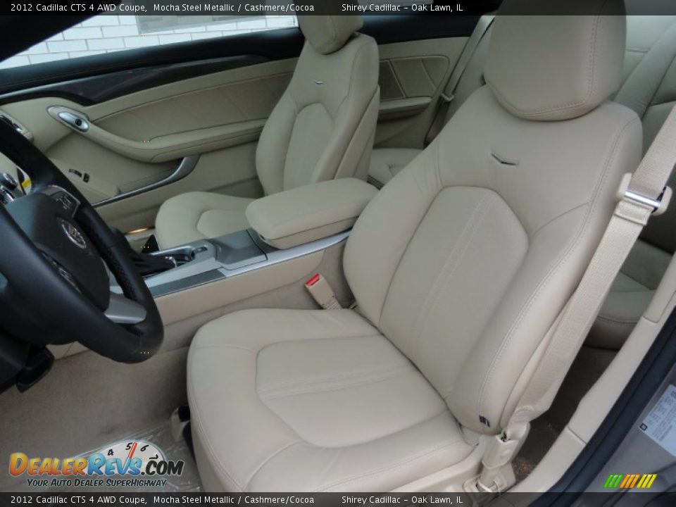 Cashmere/Cocoa Interior - 2012 Cadillac CTS 4 AWD Coupe Photo #11