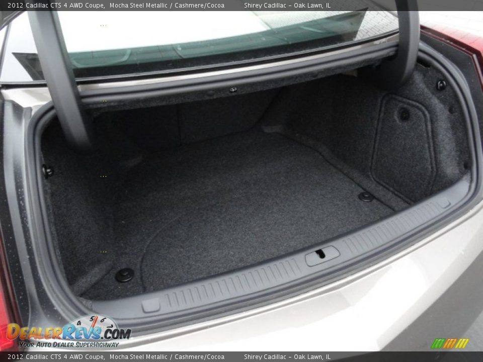 2012 Cadillac CTS 4 AWD Coupe Trunk Photo #15