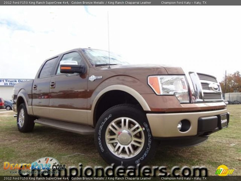 2012 Ford F150 King Ranch SuperCrew 4x4 Golden Bronze Metallic / King Ranch Chaparral Leather Photo #1