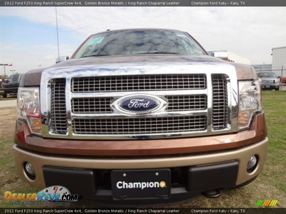 2012 Ford F150 King Ranch SuperCrew 4x4 Golden Bronze Metallic / King Ranch Chaparral Leather Photo #2