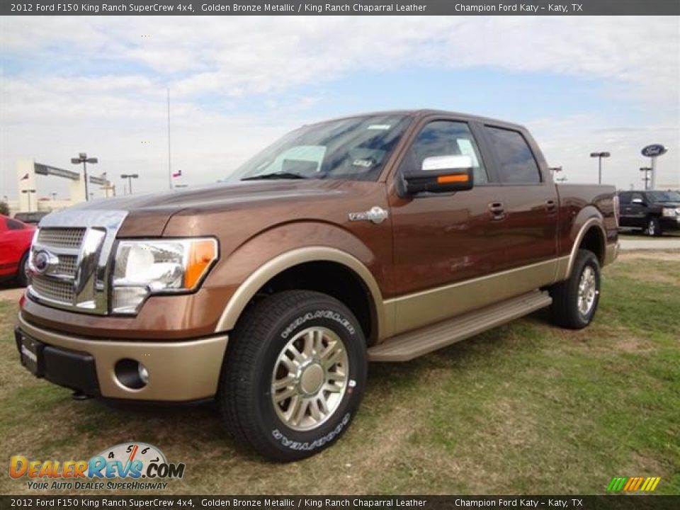 Front 3/4 View of 2012 Ford F150 King Ranch SuperCrew 4x4 Photo #3