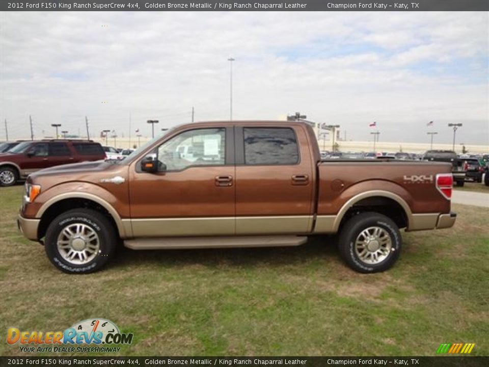 Golden Bronze Metallic 2012 Ford F150 King Ranch SuperCrew 4x4 Photo #4