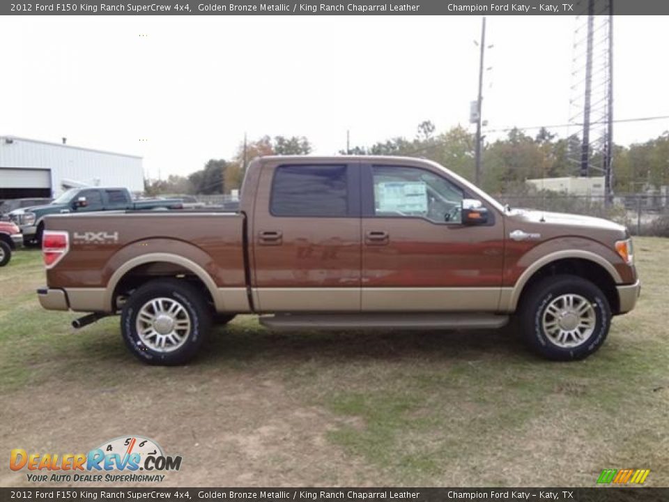 2012 Ford F150 King Ranch SuperCrew 4x4 Golden Bronze Metallic / King Ranch Chaparral Leather Photo #7