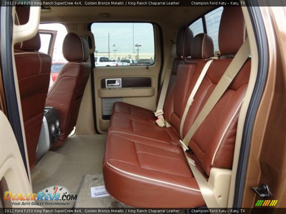 King Ranch Chaparral Leather Interior - 2012 Ford F150 King Ranch SuperCrew 4x4 Photo #12