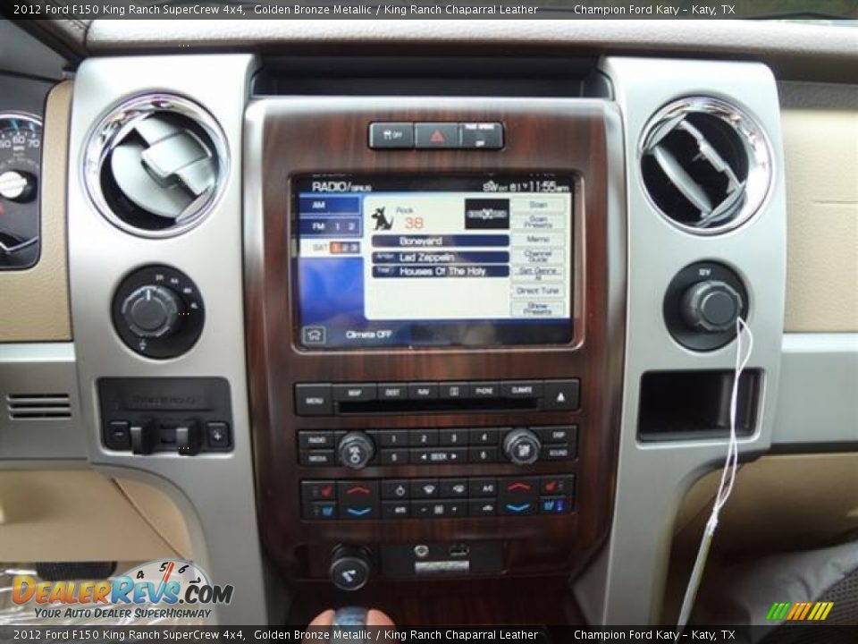 Controls of 2012 Ford F150 King Ranch SuperCrew 4x4 Photo #16