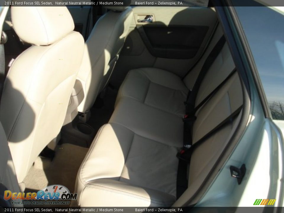 2011 Ford Focus SEL Sedan Natural Neutral Metallic / Medium Stone Photo #13