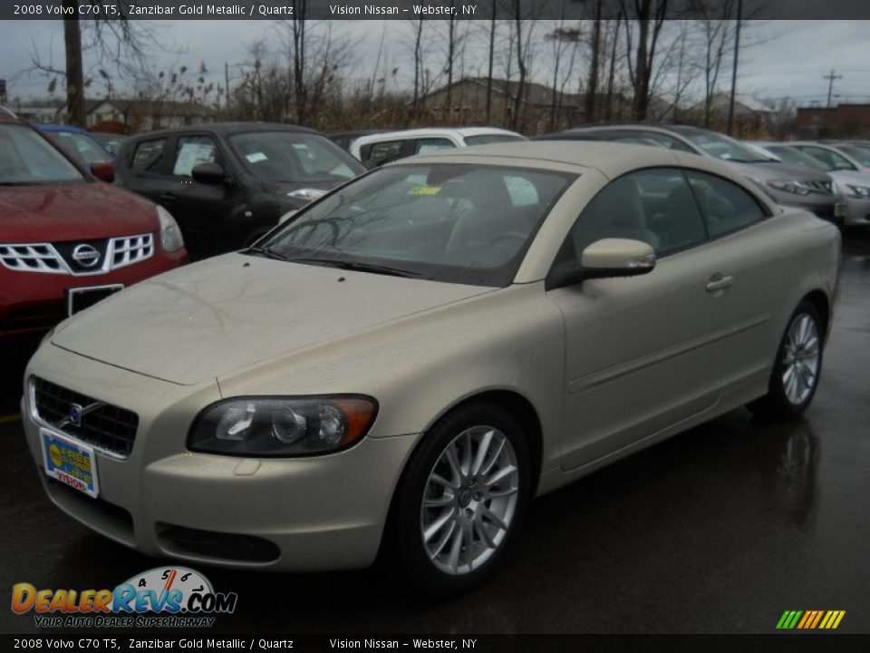 2008 Volvo C70 T5 Zanzibar Gold Metallic / Quartz Photo #1