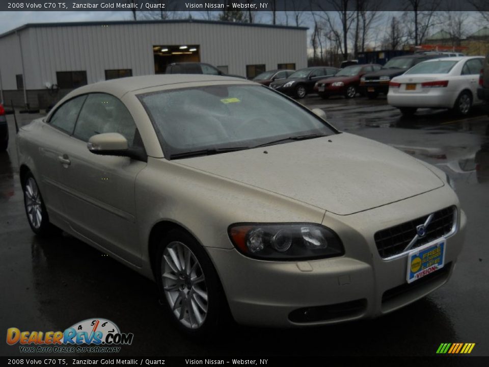 2008 Volvo C70 T5 Zanzibar Gold Metallic / Quartz Photo #18