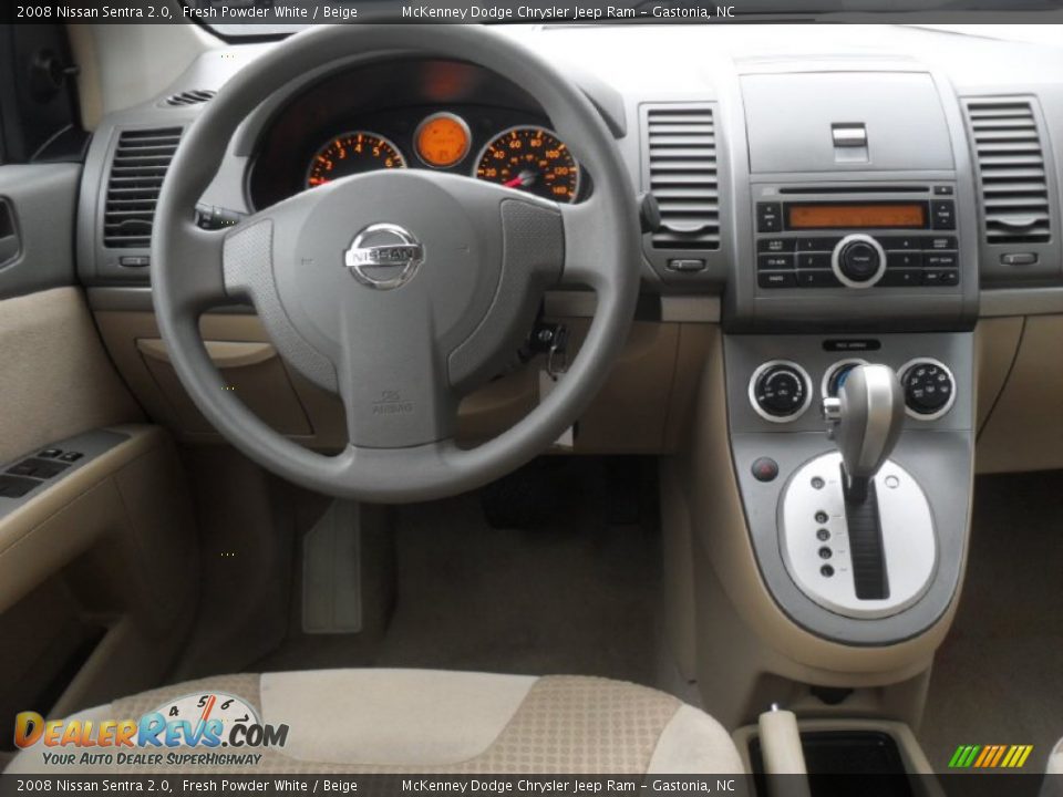 Dashboard of 2008 Nissan Sentra 2.0 Photo #15