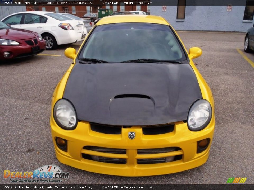 2003 Dodge Neon SRT-4 Solar Yellow / Dark Slate Gray Photo #2