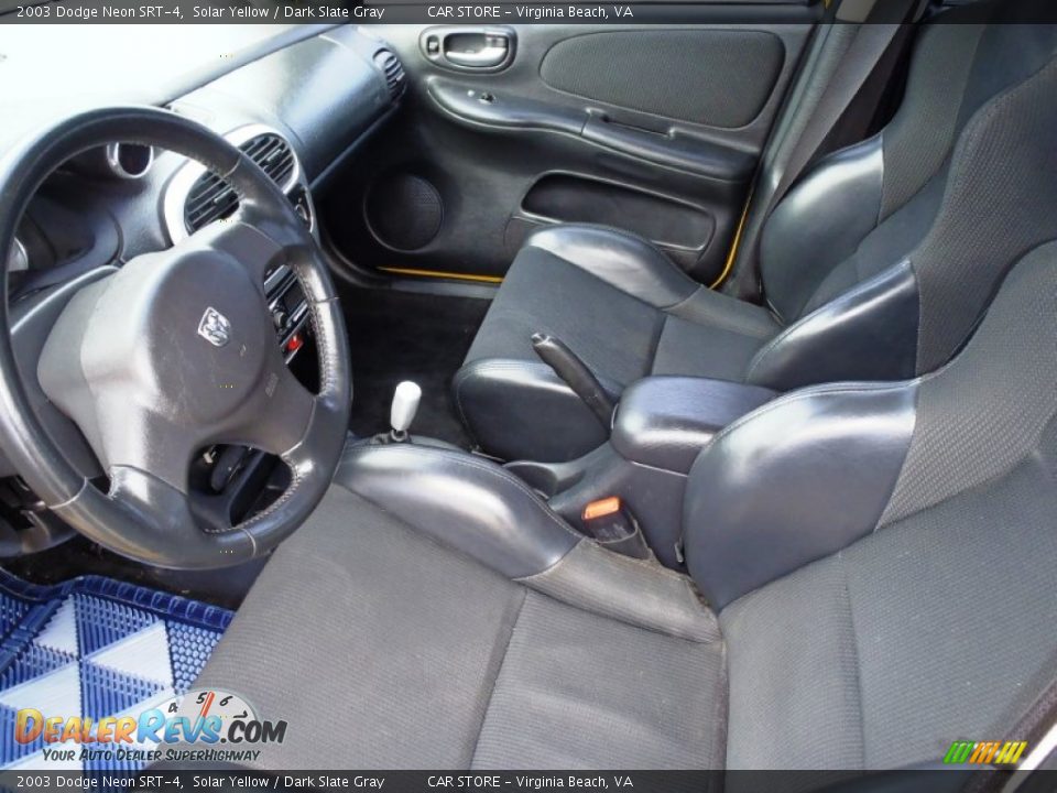 2003 Dodge Neon SRT-4 Solar Yellow / Dark Slate Gray Photo #9