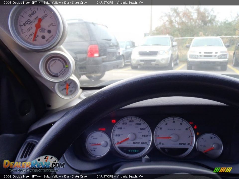 2003 Dodge Neon SRT-4 Solar Yellow / Dark Slate Gray Photo #11