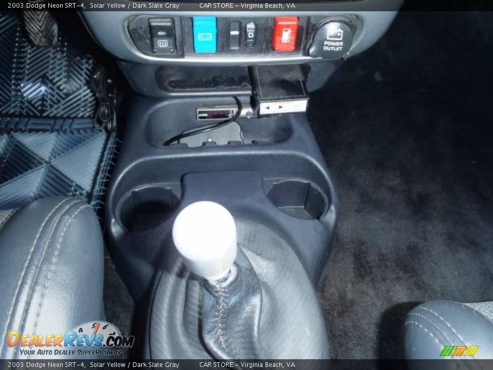 2003 Dodge Neon SRT-4 Solar Yellow / Dark Slate Gray Photo #13