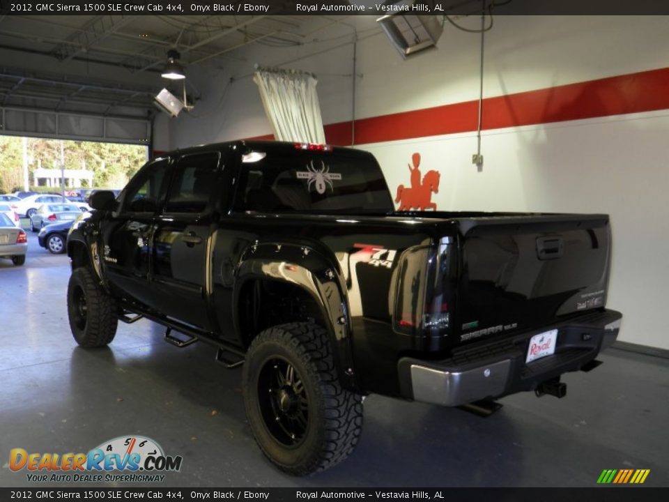 2012 GMC Sierra 1500 SLE Crew Cab 4x4 Onyx Black / Ebony Photo #2