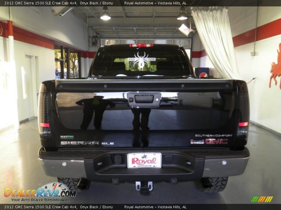 2012 GMC Sierra 1500 SLE Crew Cab 4x4 Onyx Black / Ebony Photo #3