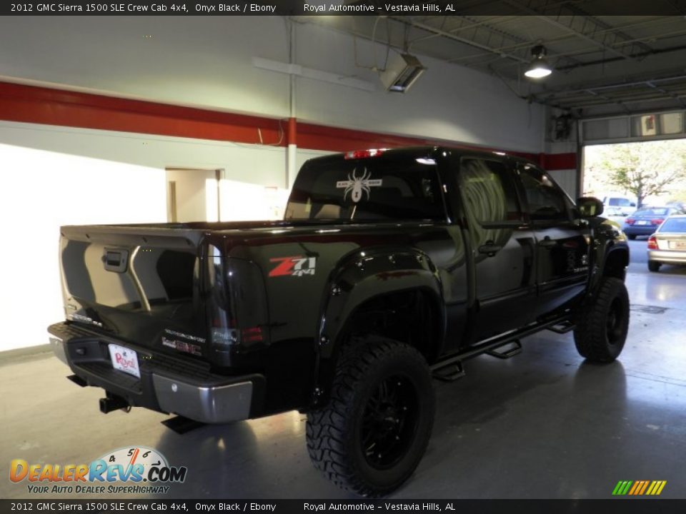 2012 GMC Sierra 1500 SLE Crew Cab 4x4 Onyx Black / Ebony Photo #4