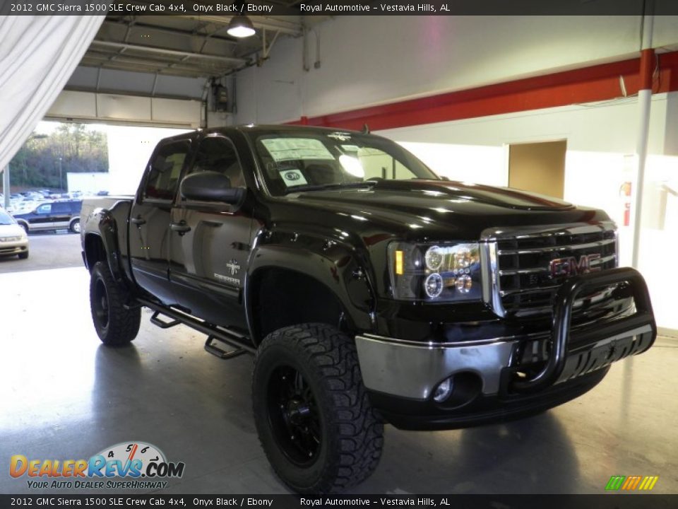 2012 GMC Sierra 1500 SLE Crew Cab 4x4 Onyx Black / Ebony Photo #5