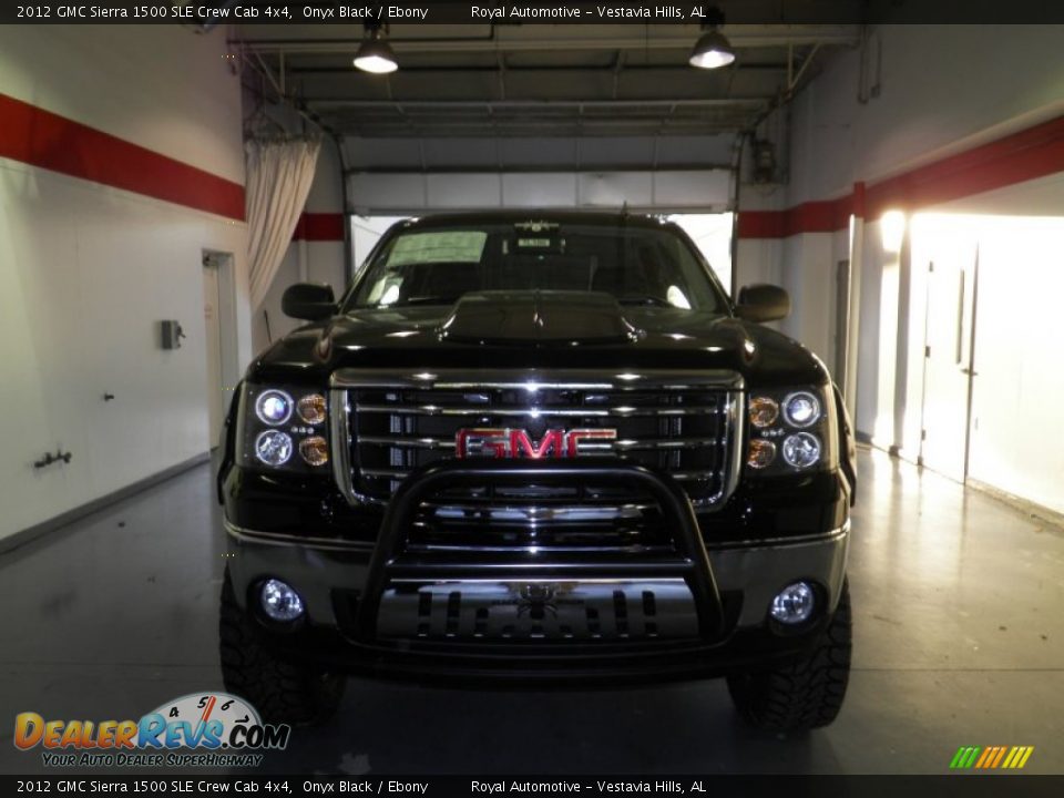 2012 GMC Sierra 1500 SLE Crew Cab 4x4 Onyx Black / Ebony Photo #6