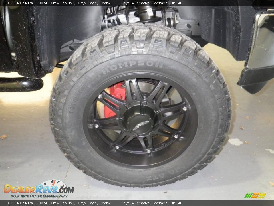 Custom Wheels of 2012 GMC Sierra 1500 SLE Crew Cab 4x4 Photo #7