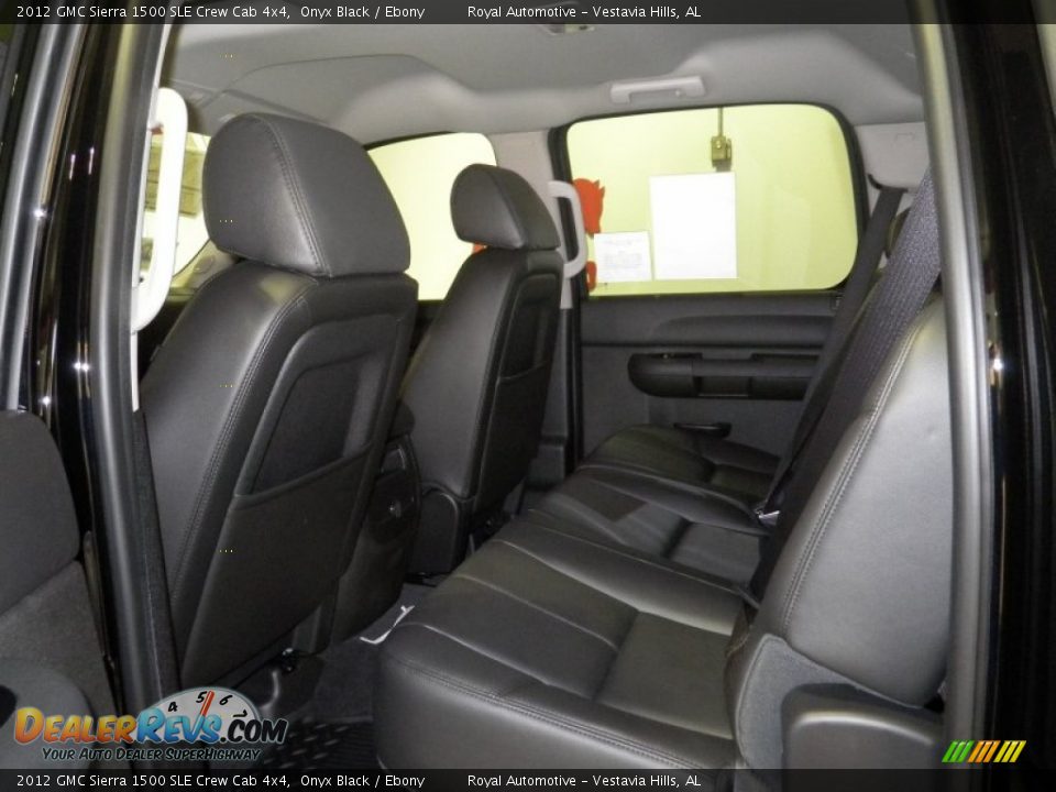 2012 GMC Sierra 1500 SLE Crew Cab 4x4 Onyx Black / Ebony Photo #11