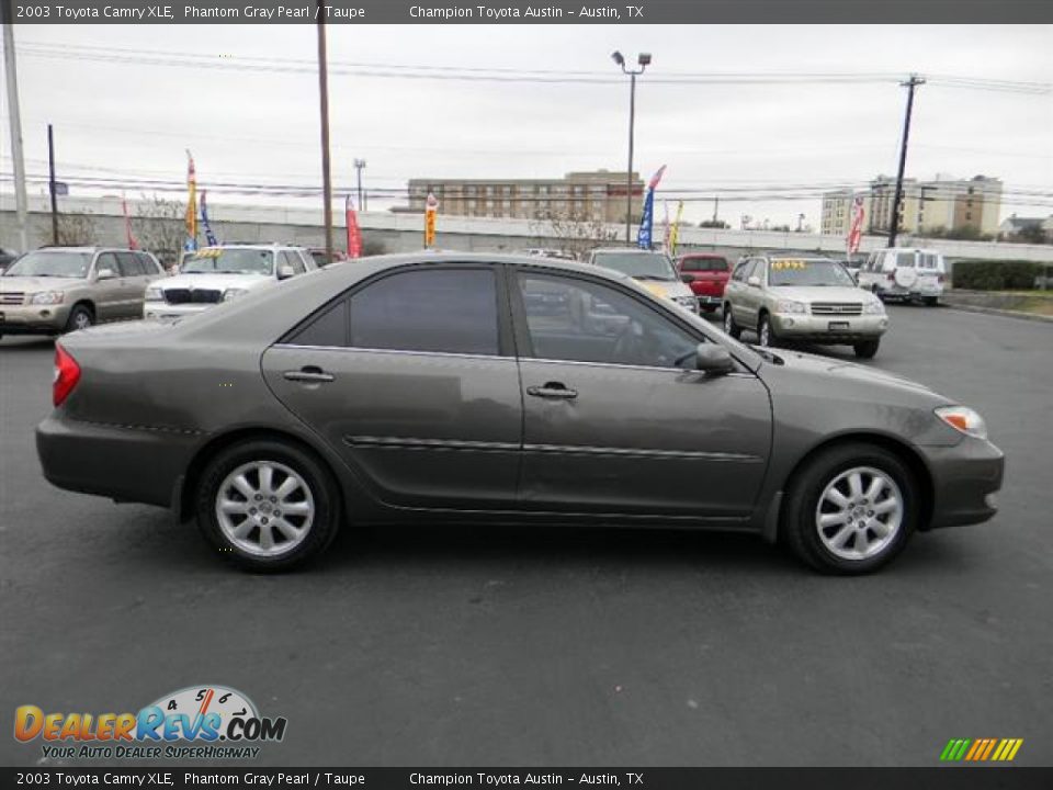 2003 Toyota Camry XLE Phantom Gray Pearl / Taupe Photo #3