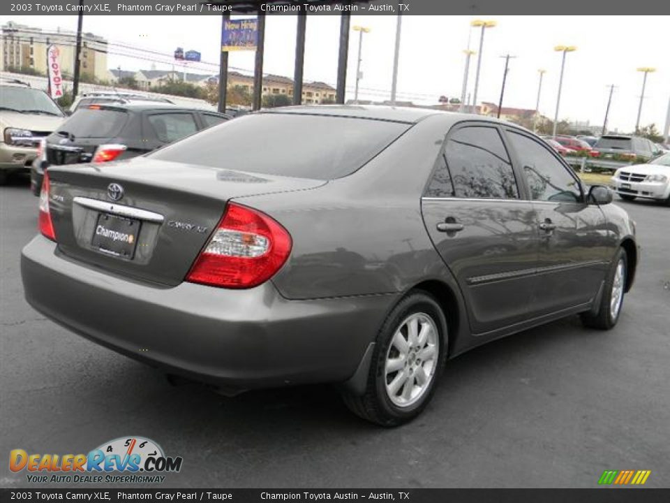 2003 Toyota Camry XLE Phantom Gray Pearl / Taupe Photo #4