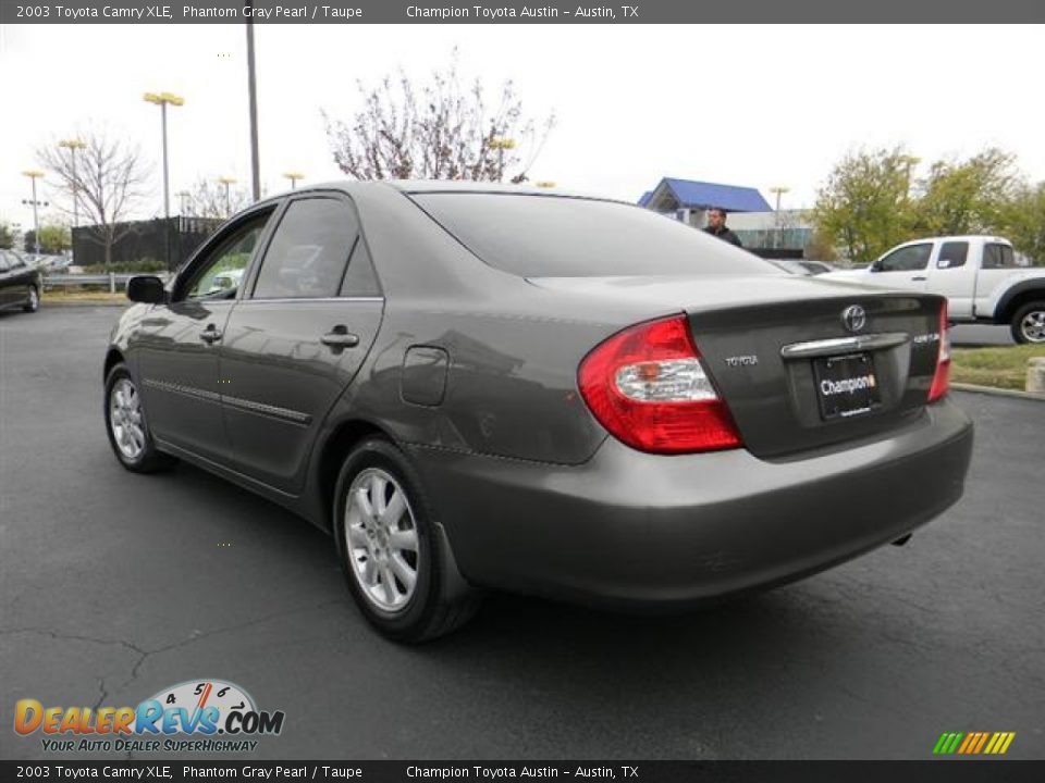2003 Toyota Camry XLE Phantom Gray Pearl / Taupe Photo #6