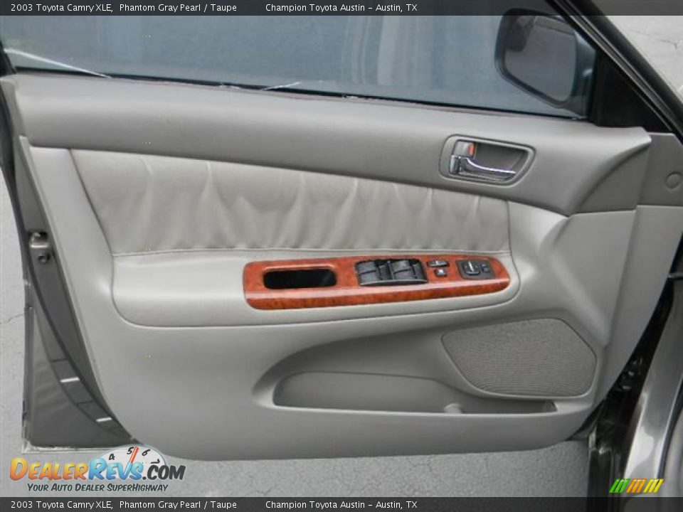 2003 Toyota Camry XLE Phantom Gray Pearl / Taupe Photo #11