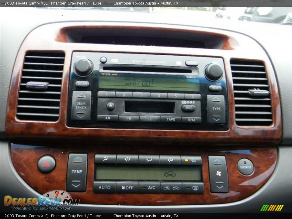2003 Toyota Camry XLE Phantom Gray Pearl / Taupe Photo #12