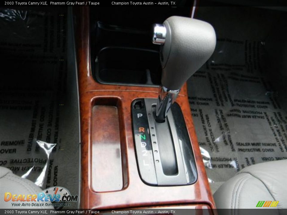 2003 Toyota Camry XLE Phantom Gray Pearl / Taupe Photo #13