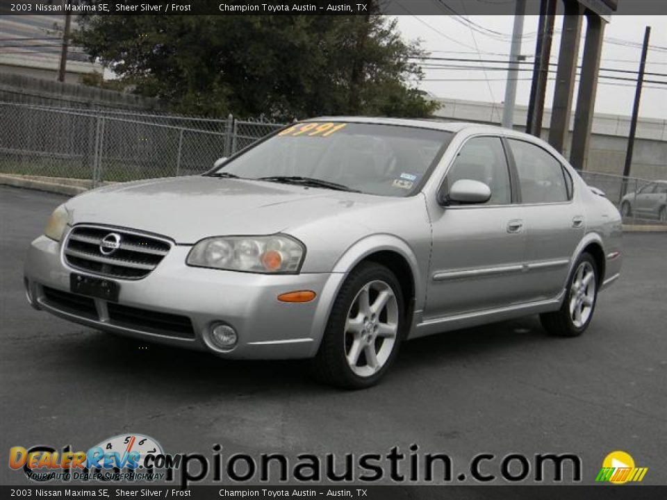 2003 Nissan Maxima SE Sheer Silver / Frost Photo #1
