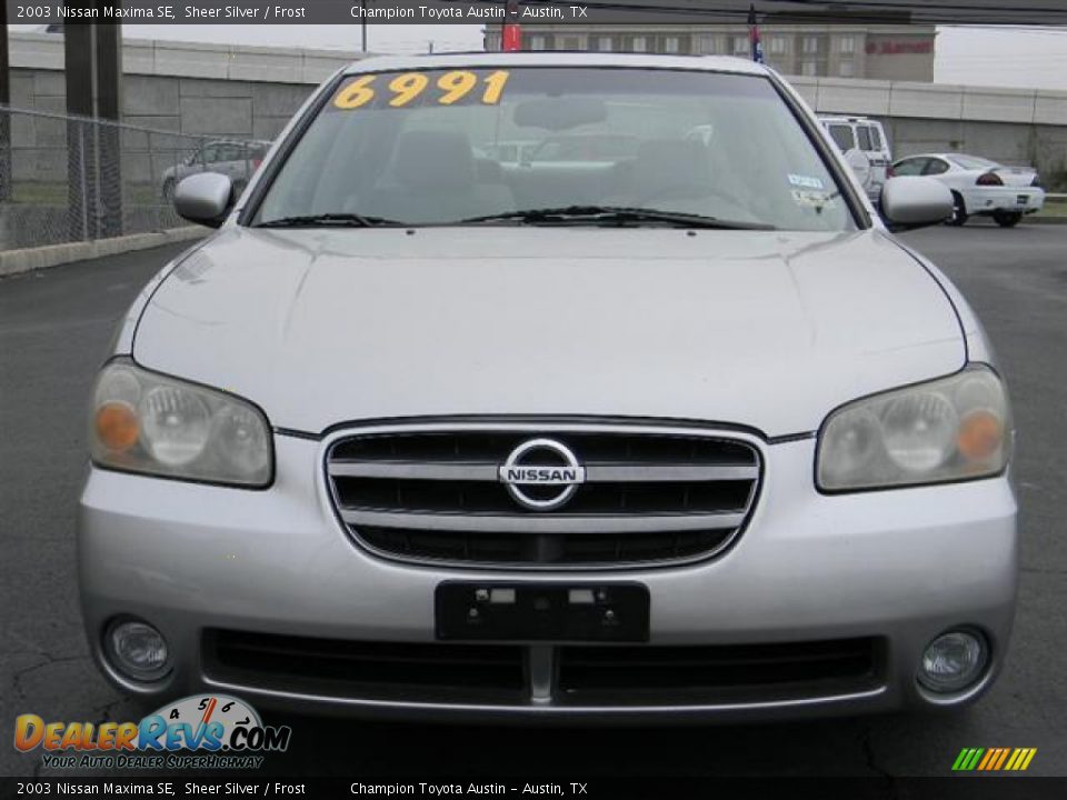 2003 Nissan Maxima SE Sheer Silver / Frost Photo #2