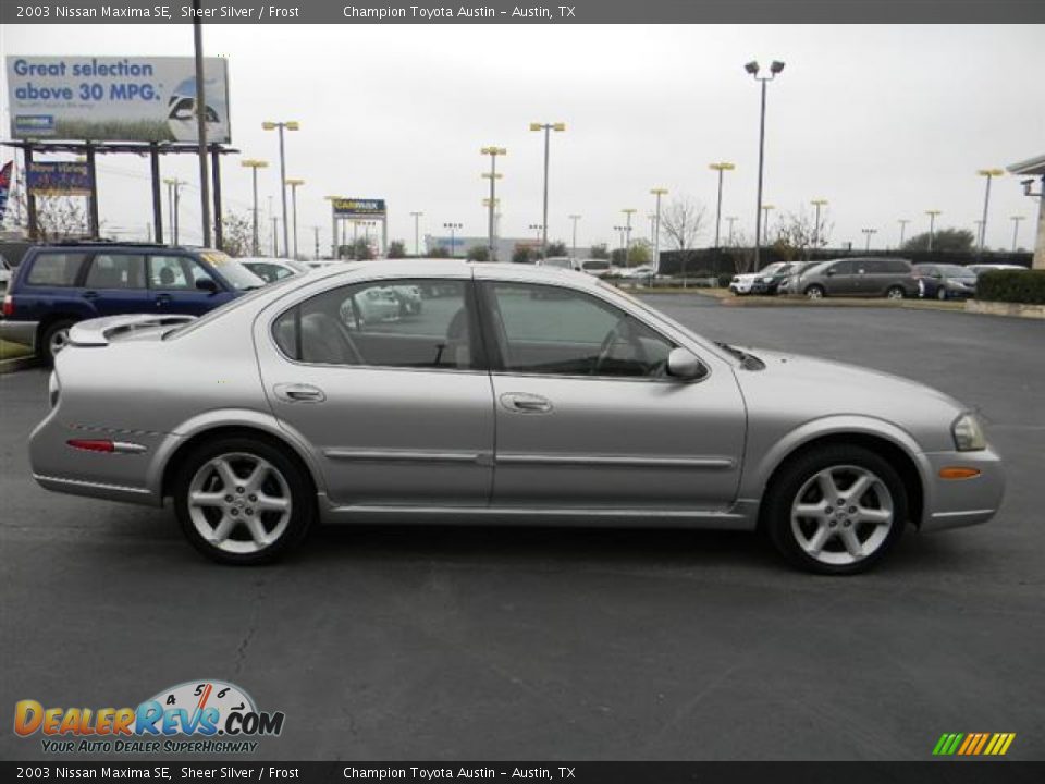 2003 Nissan Maxima SE Sheer Silver / Frost Photo #4