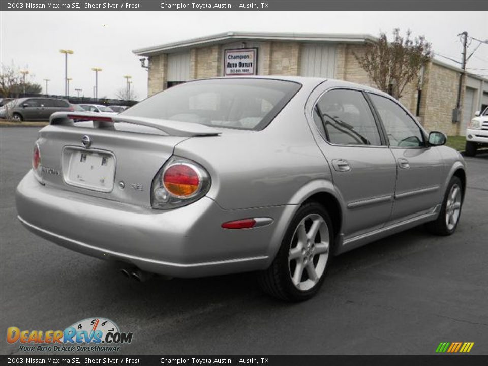 2003 Nissan Maxima SE Sheer Silver / Frost Photo #5