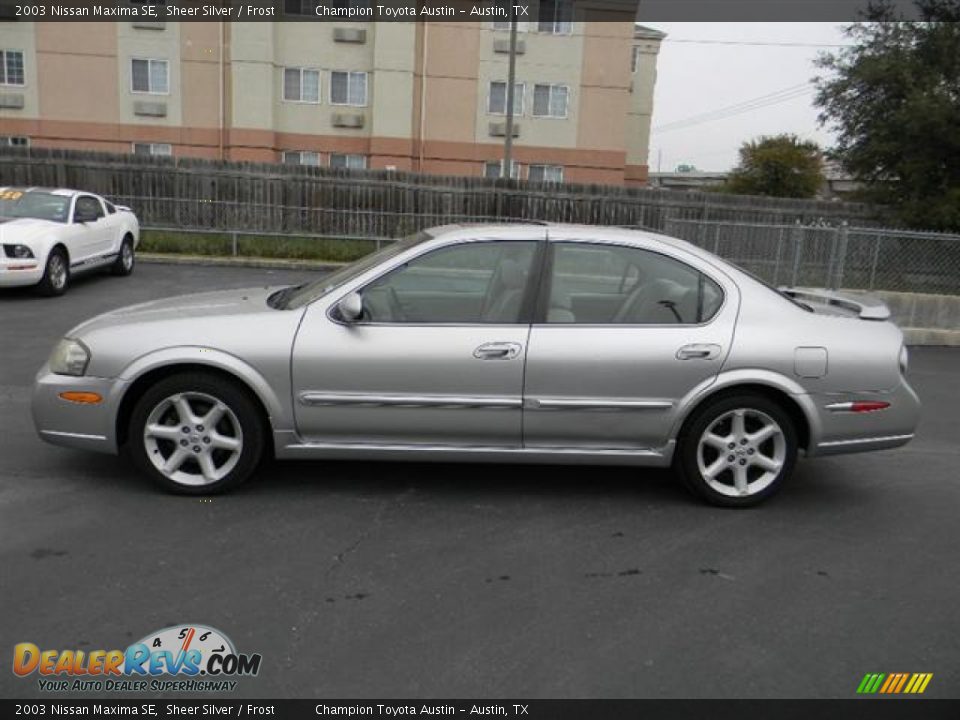 2003 Nissan Maxima SE Sheer Silver / Frost Photo #7