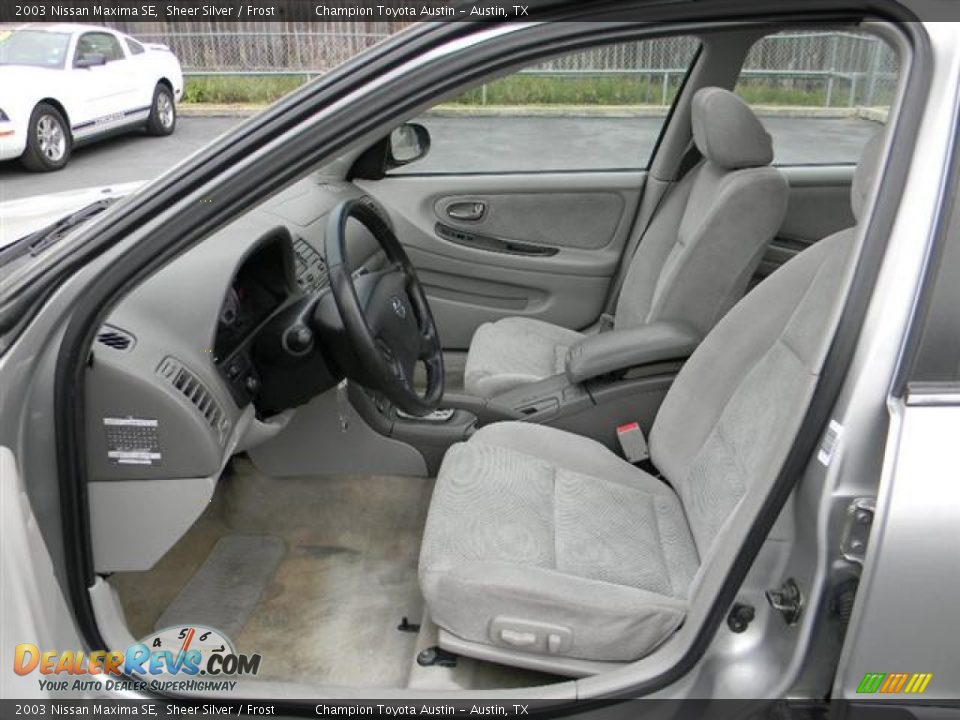 Frost Interior - 2003 Nissan Maxima SE Photo #10