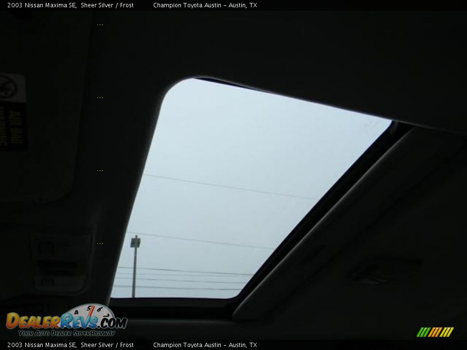 2003 Nissan Maxima SE Sheer Silver / Frost Photo #14