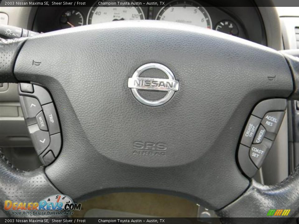 2003 Nissan Maxima SE Sheer Silver / Frost Photo #16
