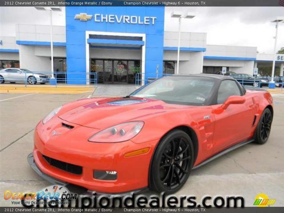 2012 Chevrolet Corvette ZR1 Inferno Orange Metallic / Ebony Photo #1