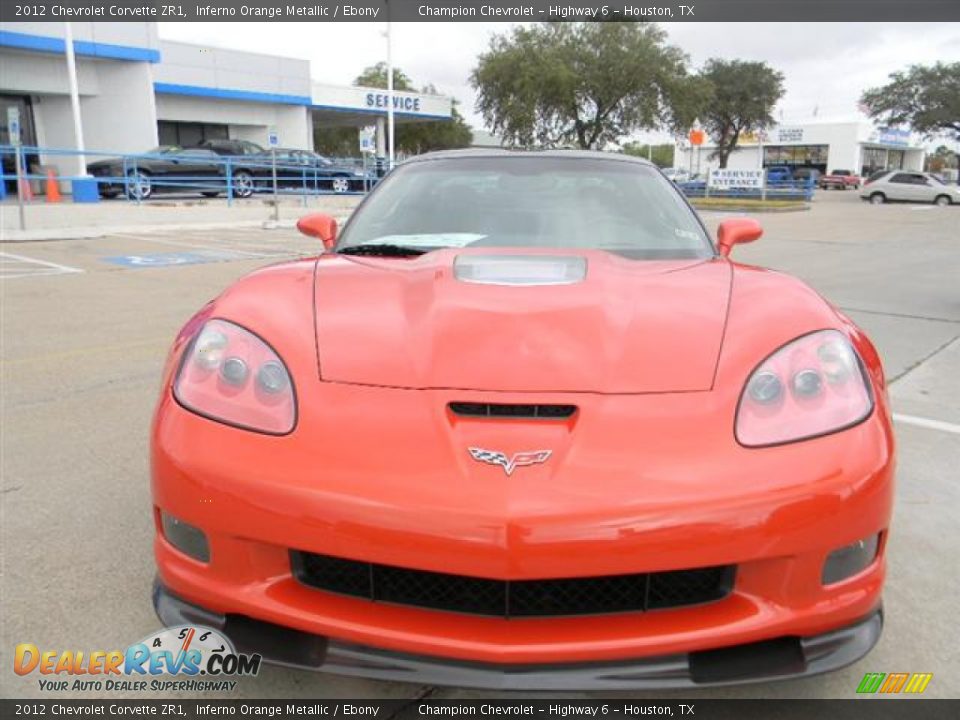 Inferno Orange Metallic 2012 Chevrolet Corvette ZR1 Photo #2