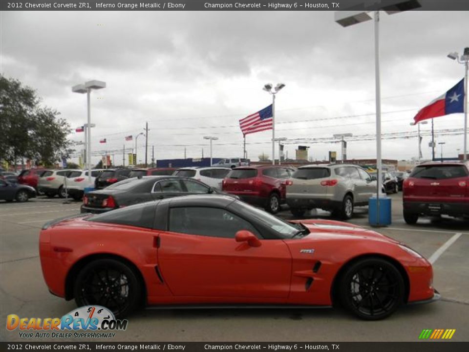 2012 Chevrolet Corvette ZR1 Inferno Orange Metallic / Ebony Photo #4