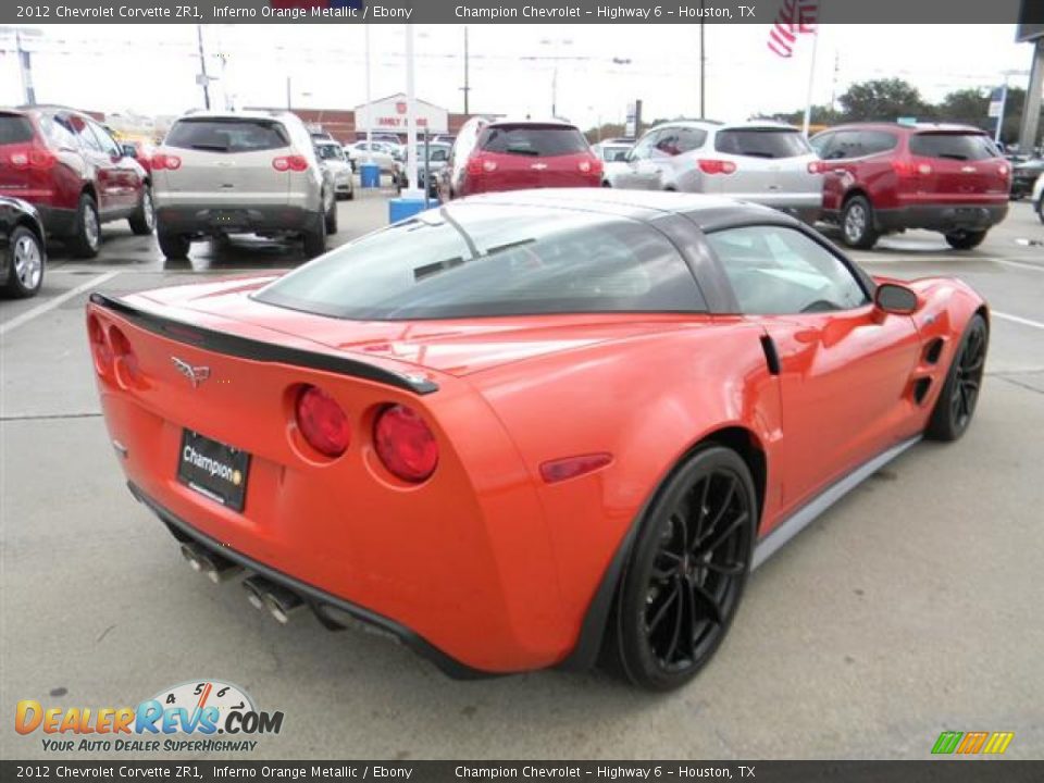 2012 Chevrolet Corvette ZR1 Inferno Orange Metallic / Ebony Photo #5