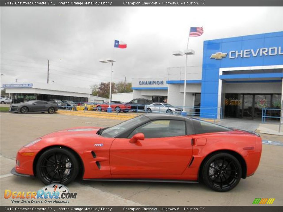 2012 Chevrolet Corvette ZR1 Inferno Orange Metallic / Ebony Photo #8